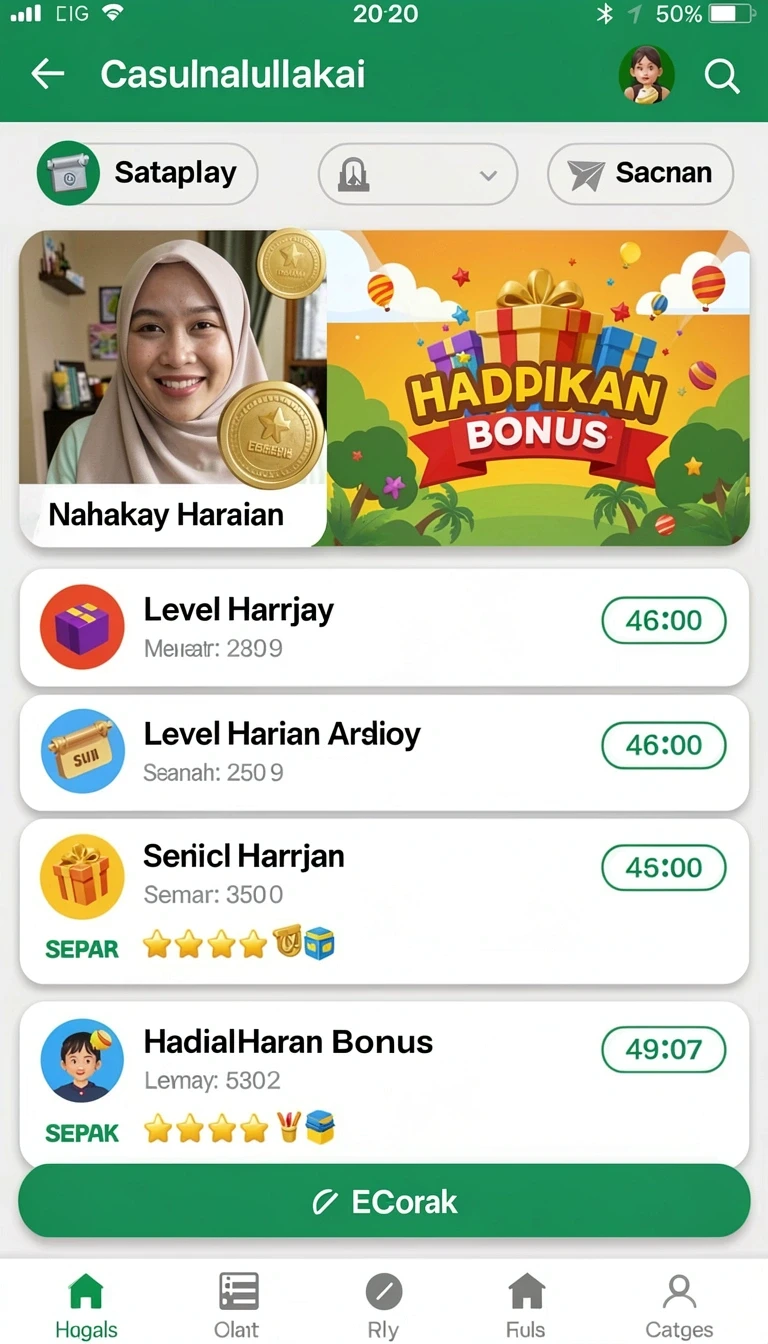 6svip - Tampilan antarmuka yang menarik dan user-friendly.