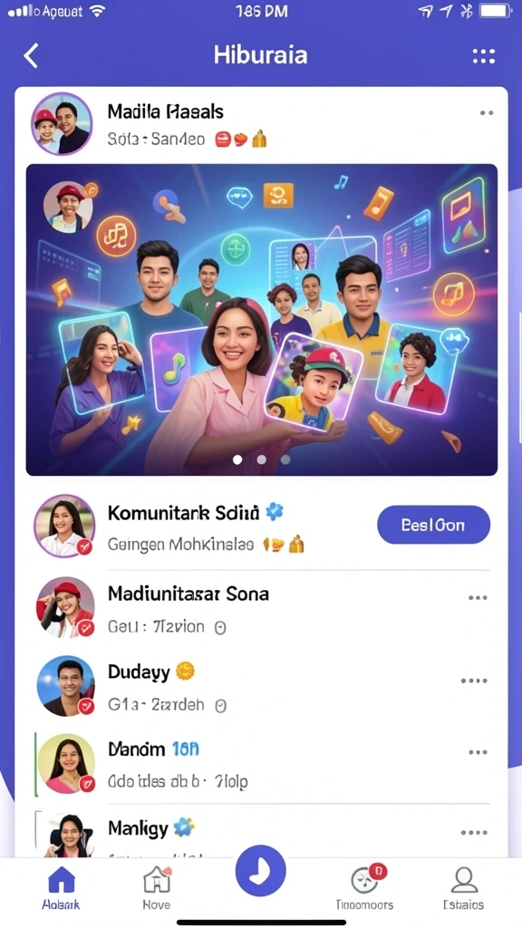 maxseru - Tampilan menu utama yang menarik dan user-friendly.