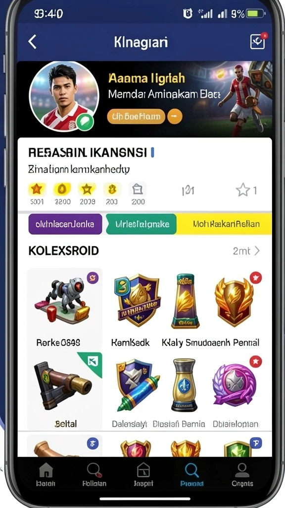 rajabandot - Fitur chat yang memungkinkan interaksi antar pemain.
