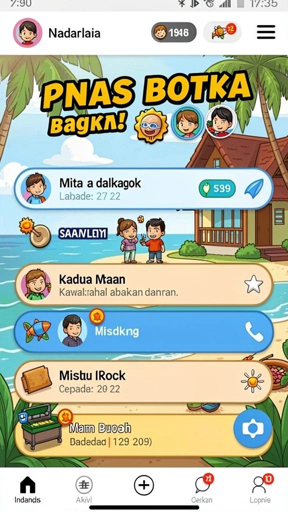 rajapanen - Tampilan antarmuka RAJAPANEN yang menarik dan intuitif.