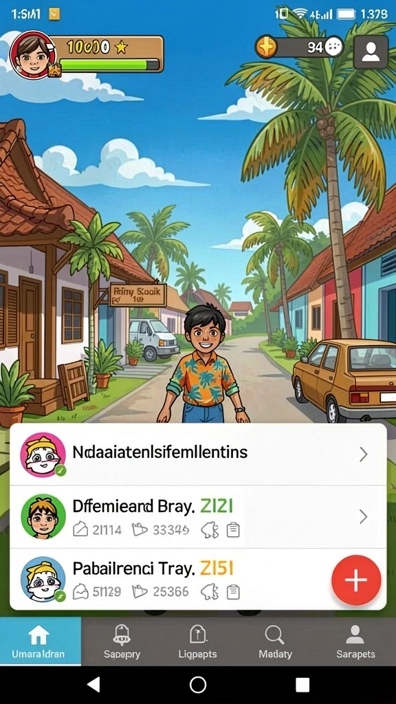 rp99 - Tampilan antarmuka yang sederhana dan menarik.